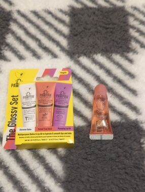 The Glossy Set & Orange Lip Gloss Bundle